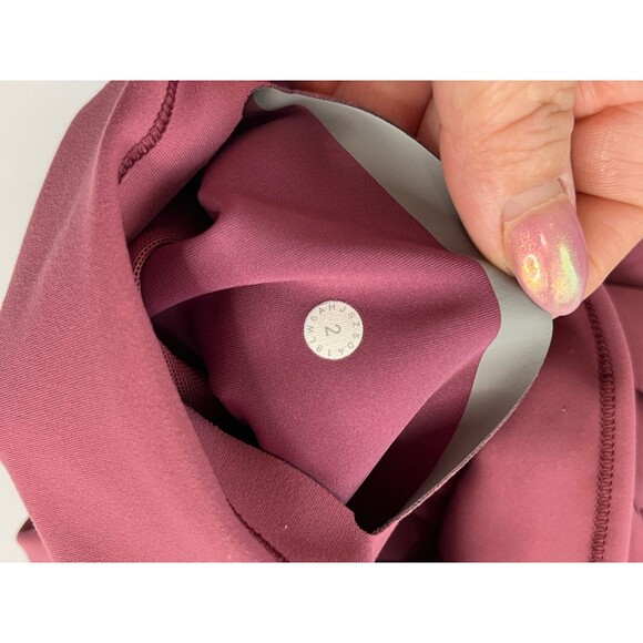 lululemon athletica In Movement Crop Leggings Everlux 19" Size 2 #341 - Picture 9 of 12